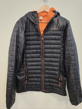 Decathlon Quechua Black Down X Light Grey Duck Down Jacket Med